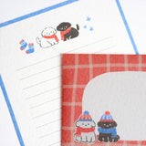 Furukawashiko Today's Letter Set - Snow and Dog