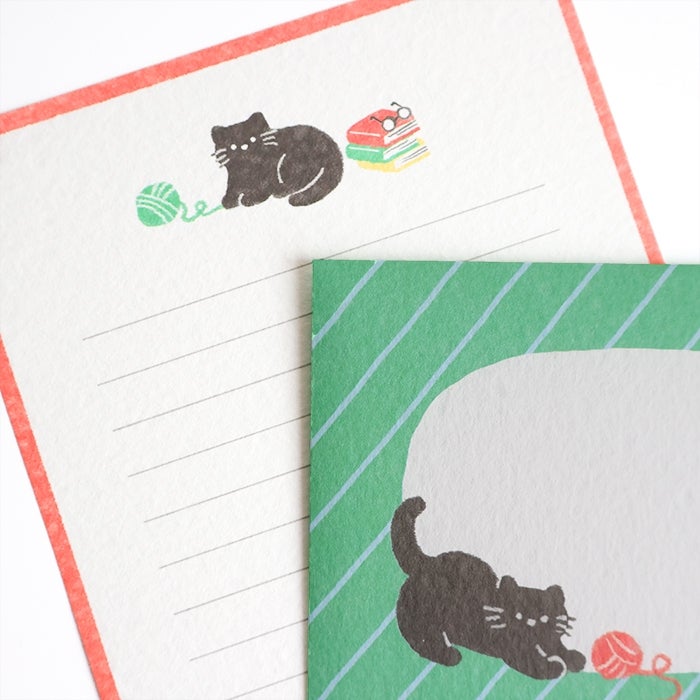 Furukawashiko Today's Letter Set - House and Cat – Atlas Stationers