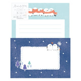 Furukawashiko Today's Letter Set - Snow and Bird