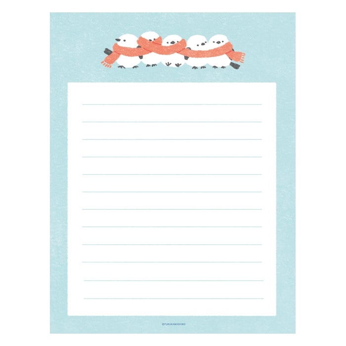 Furukawashiko Today's Letter Set - Snow and Bird – Atlas Stationers