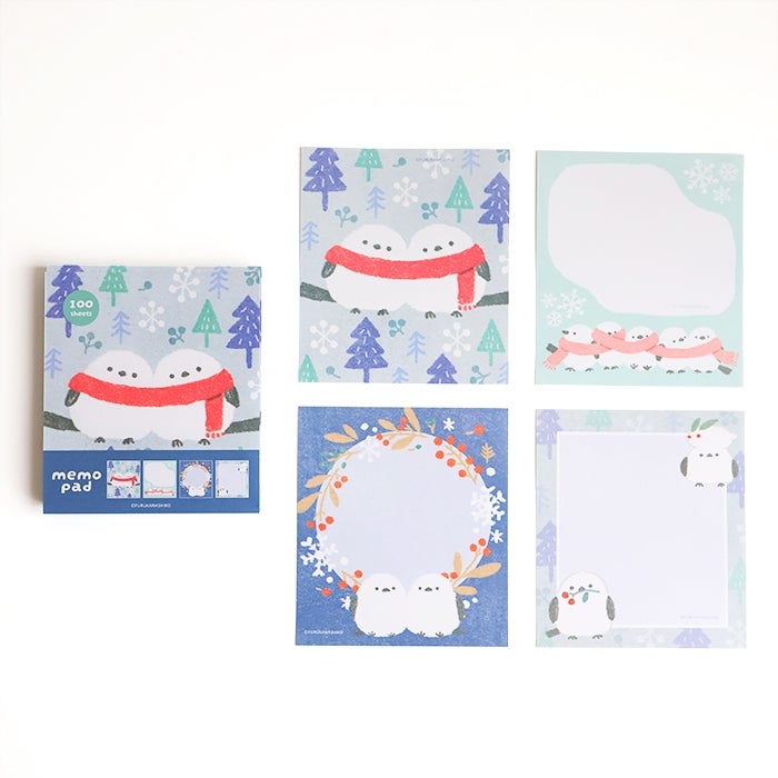 Furukawashiko Memo Pad - Snow and Bird
