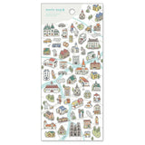 Mind Wave Town Map Stickers - Gray