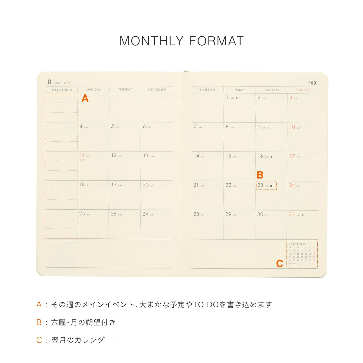 Hightide 2027 Weekly Diary Sanmarino A6 Block