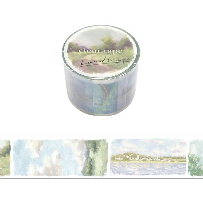 Mind Wave Clear Washi Tape - Landscape Series - Sun Filtering Through Trees