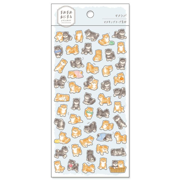 Mind Wave Mame Mame Animal Stickers - Mameshiba – Atlas Stationers