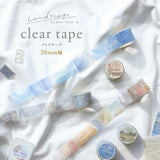 Mind Wave Clear Washi Tape - Landscape Series - Late at Night
