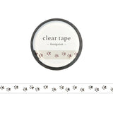 Mind Wave Clear Washi Tape - Pawprints