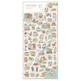 Mind Wave Town Map Stickers - Orange