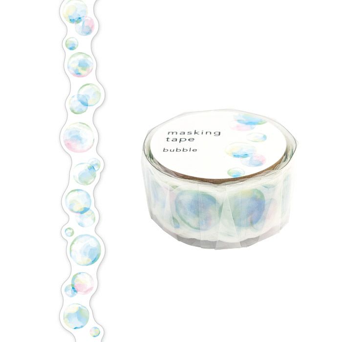 Mind Wave Die-Cut Decoration Masking Tape - Bubble