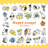 Mind Wave Happy Snappy Stickers - Yellow