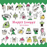Mind Wave Happy Snappy Stickers - Green