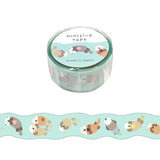 Mind Wave Die-Cut Hokkori Masking Tape - Sea Otter