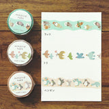 Mind Wave Die-Cut Hokkori Masking Tape - Sea Otter