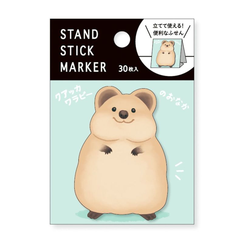 Mind Wave Stand Stick Marker Sticky Notes - Quokka Belly