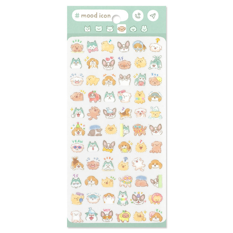 Mind Wave Mood Icon Stickers - Dog