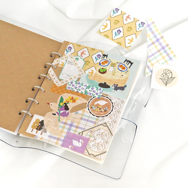 Mind Wave Yori-Dori Stickers - Riding on a Bird's Back