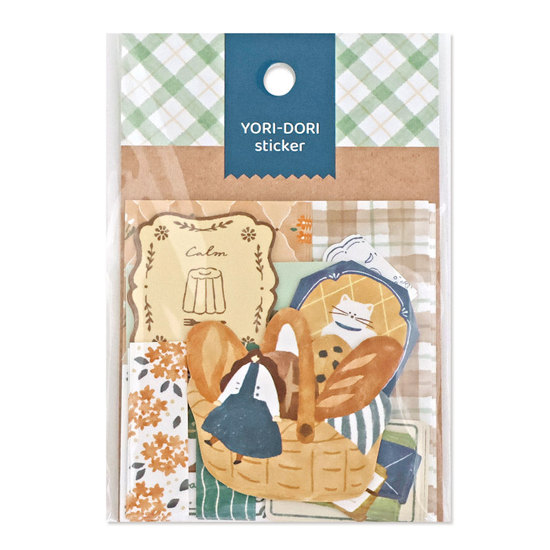 Mind Wave Yori-Dori Stickers - Bread Basket