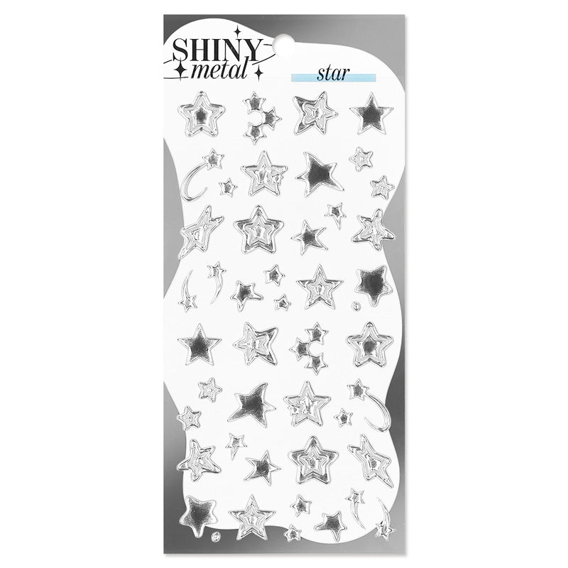 Mind Wave Shiny Metal Stickers - Star