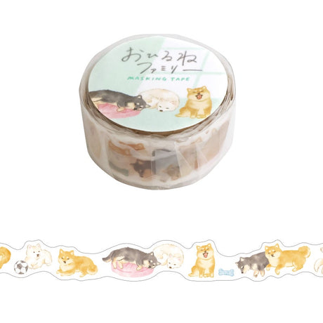Mind Wave Ohirune Family Die-Cut Masking Tape - Shibata Family