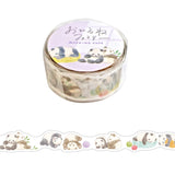 Mind Wave Ohirune Family Die-Cut Masking Tape - Sasamura Family