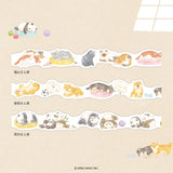 Mind Wave Ohirune Family Die-Cut Masking Tape - Sasamura Family