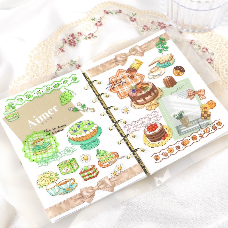 Mind Wave Pomme Sucre Stickers - Green