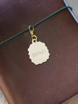 dana ate oatmeal! "always by your side" brass charm