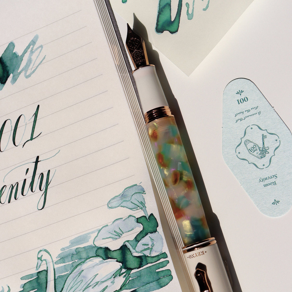 Dominant Industry Keyno Fountain Pen - No.001 Serenity