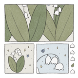 dana ate oatmeal! Lily of the Valley Sticker Sheet
