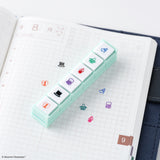 Hobonichi Kodomo no Kao x Hobonichi: Pochitto6 Push-Button Stamp (Moomin)