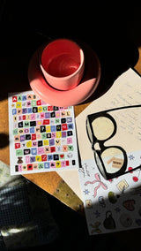 TINYSTORE Letter Stickers! (2 Sheets)
