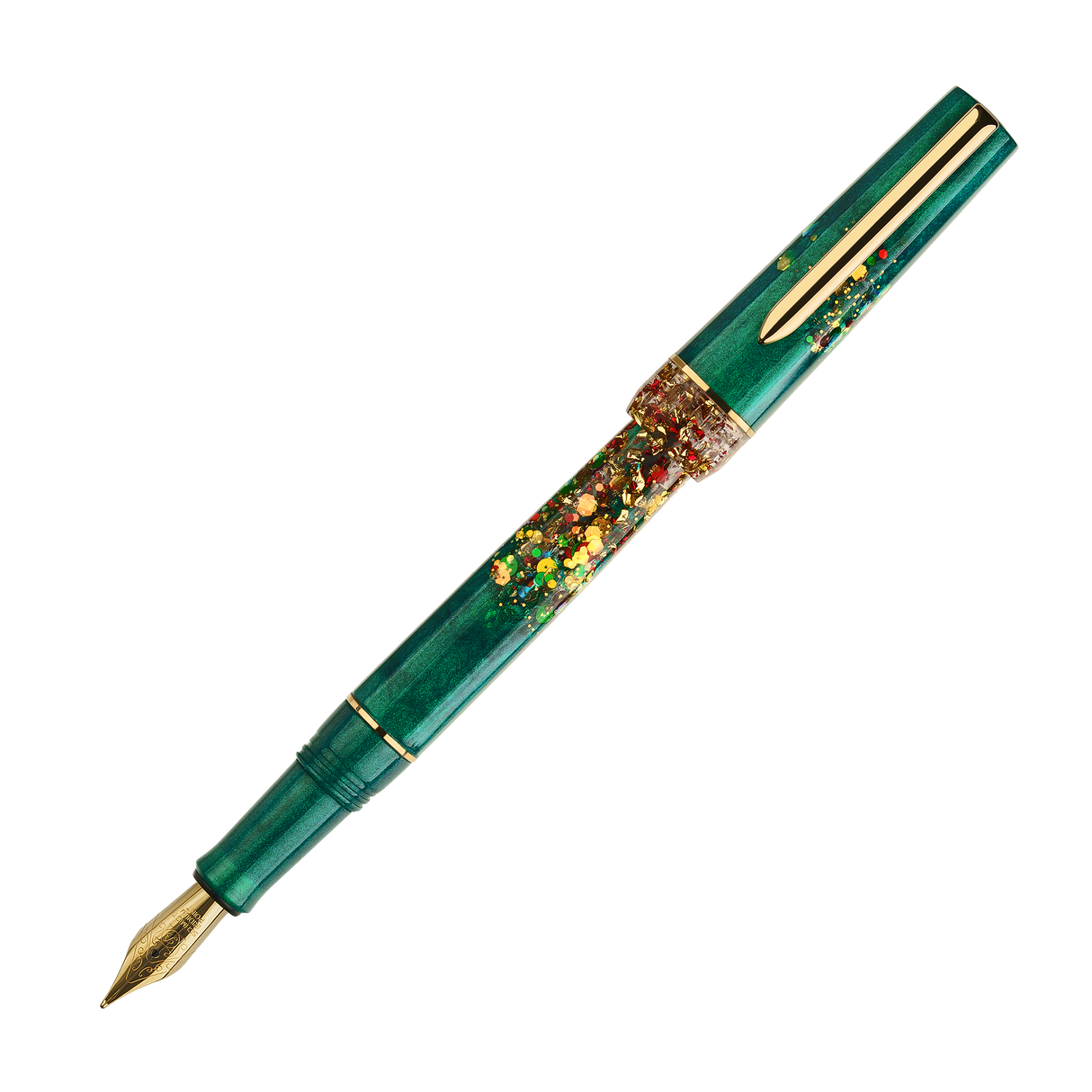 Benu Haute Collection Fountain Pen - Emerald Eve (Christmas Limited Edition)
