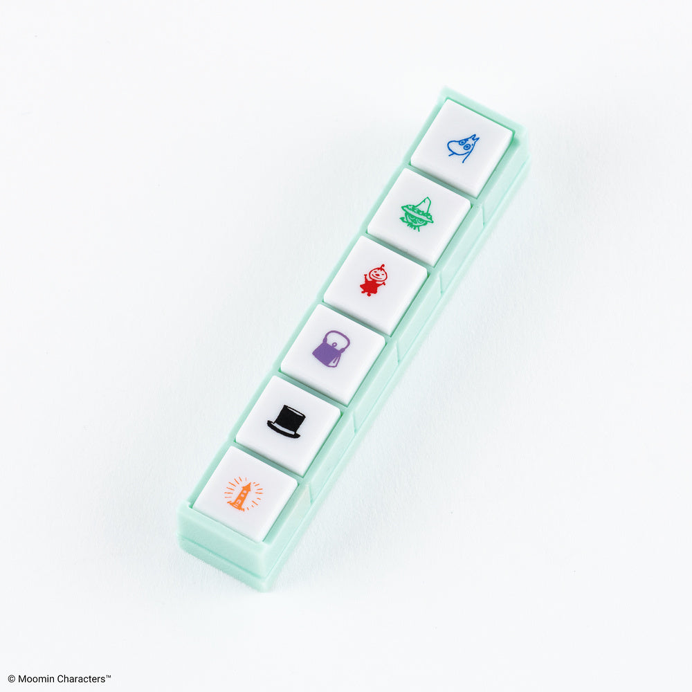 Hobonichi Kodomo no Kao x Hobonichi: Pochitto6 Push-Button Stamp (Moomin)