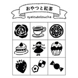 Beverly Planner Companion Stamp Set - Snacks and Tea