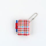 Hobonichi Techo Mini Keychain (Bright Plaid)