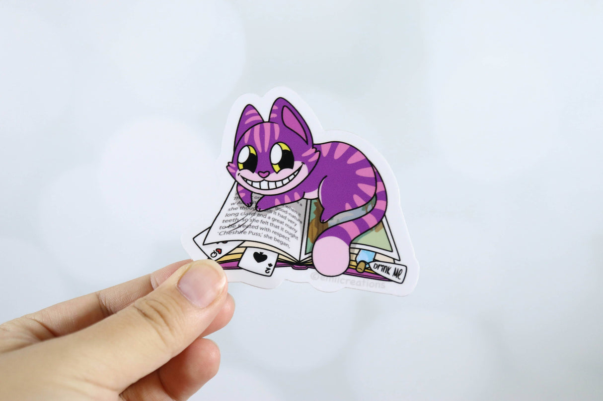 Emii Creations Cheshire Cat Sticker
