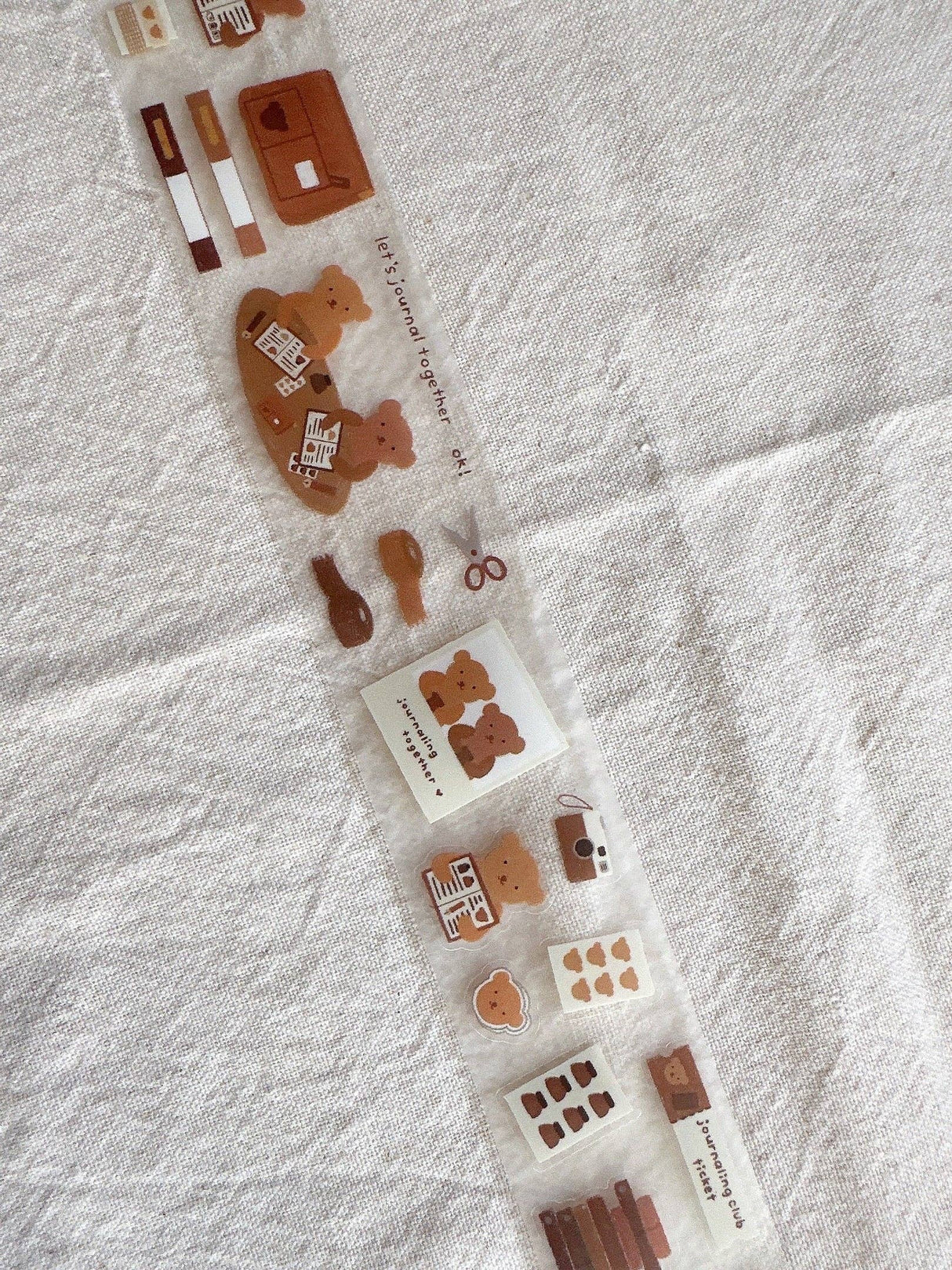 Bloom Paper Studio Let's Journal Together Kiss Cut PET Tape