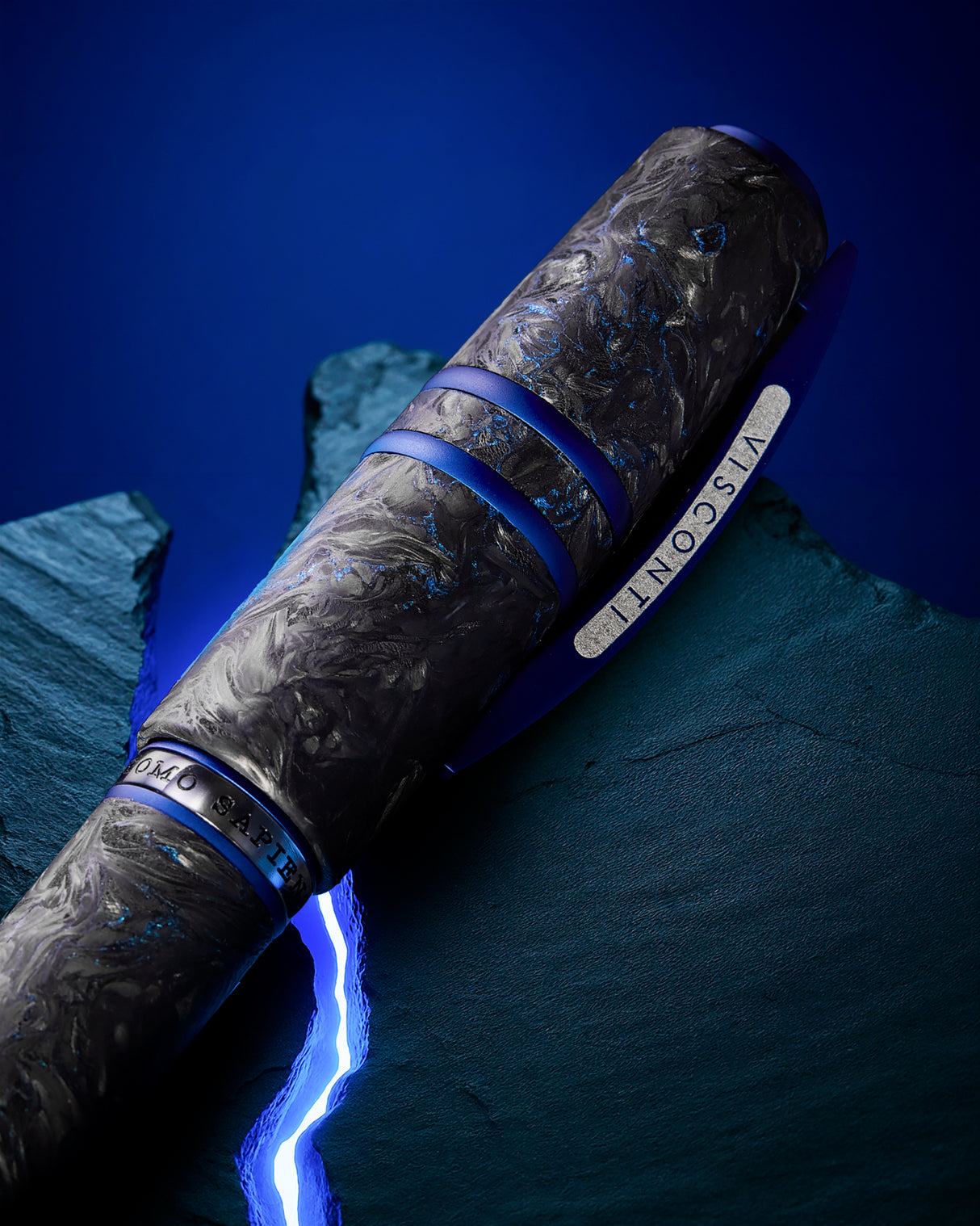 Visconti Homo Sapiens Fountain Pen - Carbon Abyssus (Limited Edition)