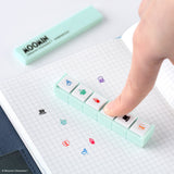 Hobonichi Kodomo no Kao x Hobonichi: Pochitto6 Push-Button Stamp (Moomin)