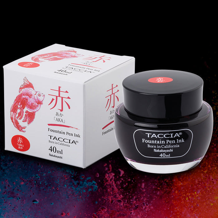 Taccia Sunao-Iro 40ml Bottled Ink - Aka