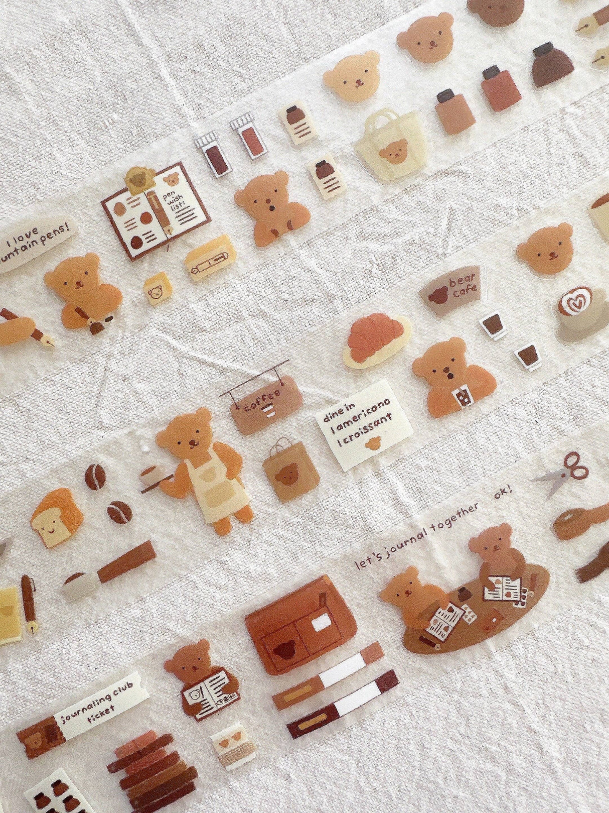 Bloom Paper Studio Let's Journal Together Kiss Cut PET Tape