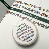 RiN! Studio Social Media Mini Washi Tape