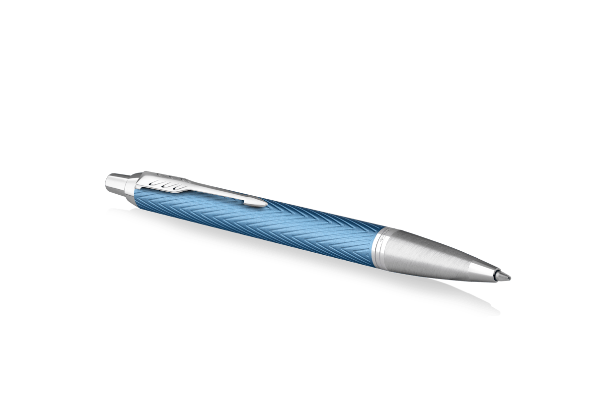 Parker IM Premium Ballpoint Pen - Grey Lacquer & Chrome Trim