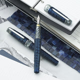 Benu Tessera Fountain Pen - Galena