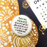 RiN! Studio Social Media Mini Washi Tape