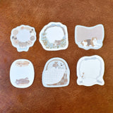 Papier Platz Tobimatsu Shoichiro Flake Sticky Notes - Various Motifs