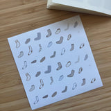 dana ate oatmeal! Lost Socks Washi Sticker Sheet