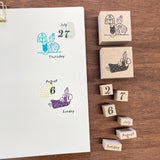 Stamp Marché Number Moji Stamp Set (Set of 10)