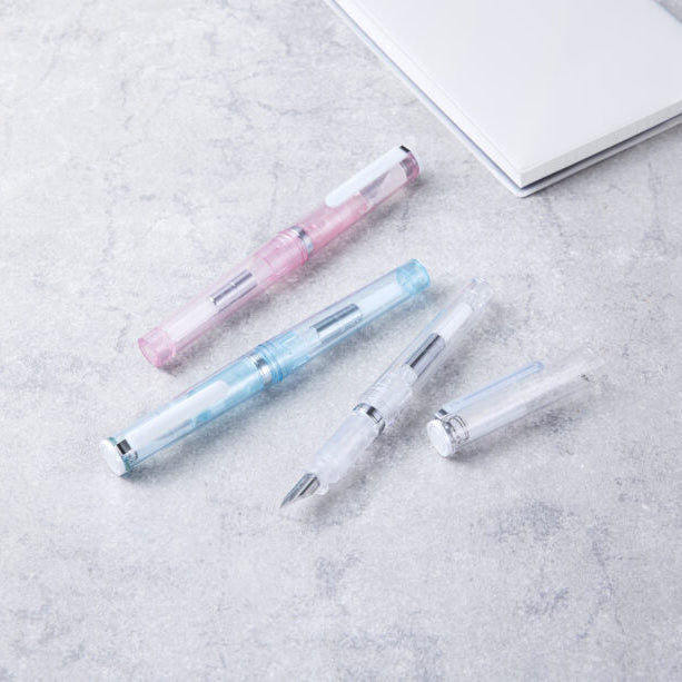 fig London GVラチネ sailor tsunagi コットン100% Sailor Tuzu Glassy Fountain Pen - Crystal White (Limited Edition