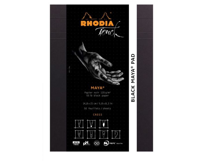 Rhodia Touch Maya Pad - Black - A5